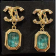 2023 C 18K Gold Turquoise Earrings