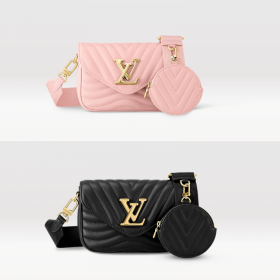 Louis Vuitton M56461 M22477 New Wave Multi-Pochette handbag (21x13x6.5cm)