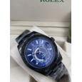 Rolex Sky Dweller automatic mechanical movement Swiss mechanical case with dual time zone blue dial
