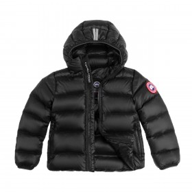 Canada  Goose 5460K children's down hooded shirt big goose down jacket 230943 (black)